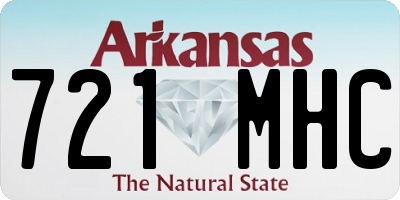 AR license plate 721MHC