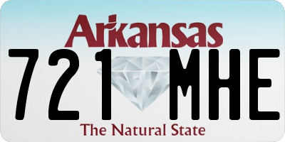 AR license plate 721MHE