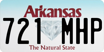 AR license plate 721MHP