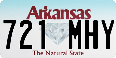 AR license plate 721MHY