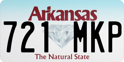 AR license plate 721MKP