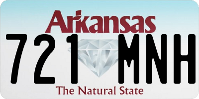 AR license plate 721MNH