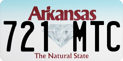 AR license plate 721MTC