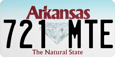 AR license plate 721MTE
