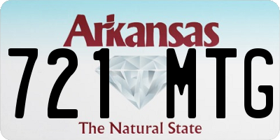 AR license plate 721MTG