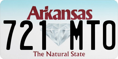 AR license plate 721MTO