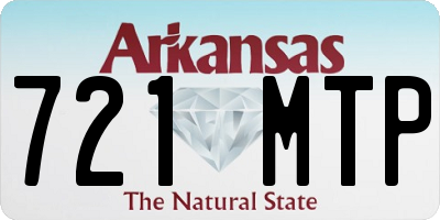 AR license plate 721MTP