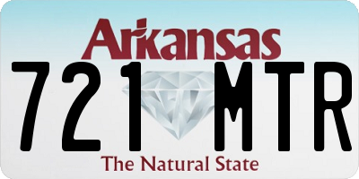 AR license plate 721MTR
