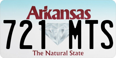 AR license plate 721MTS