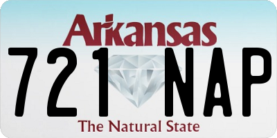 AR license plate 721NAP