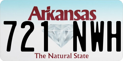 AR license plate 721NWH