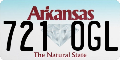 AR license plate 721OGL
