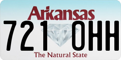 AR license plate 721OHH