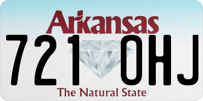 AR license plate 721OHJ