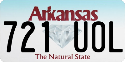AR license plate 721UOL