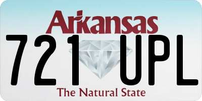 AR license plate 721UPL