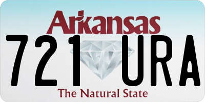 AR license plate 721URA