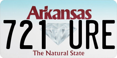 AR license plate 721URE