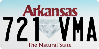 AR license plate 721VMA