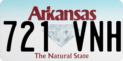 AR license plate 721VNH