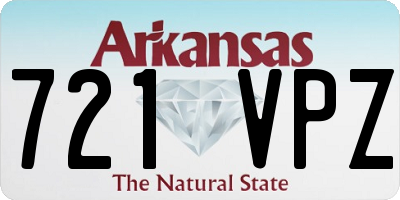 AR license plate 721VPZ