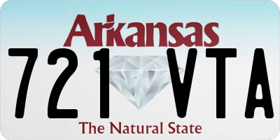 AR license plate 721VTA
