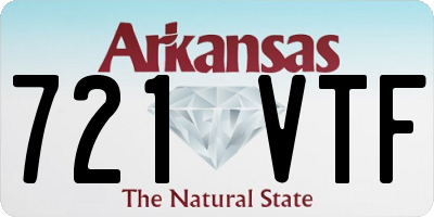 AR license plate 721VTF