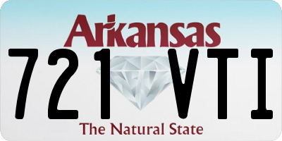 AR license plate 721VTI