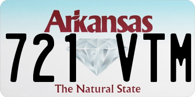 AR license plate 721VTM