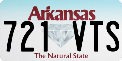AR license plate 721VTS