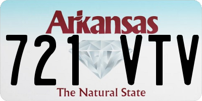 AR license plate 721VTV