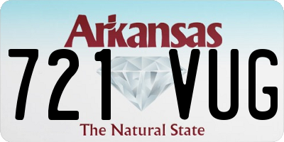 AR license plate 721VUG