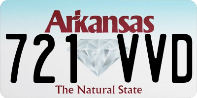 AR license plate 721VVD