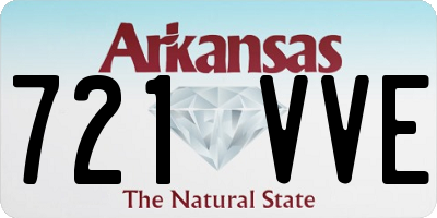 AR license plate 721VVE