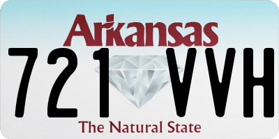 AR license plate 721VVH
