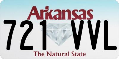 AR license plate 721VVL