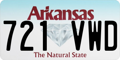 AR license plate 721VWD