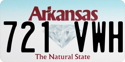 AR license plate 721VWH