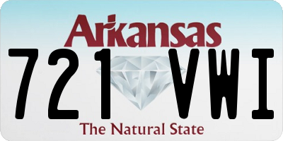 AR license plate 721VWI