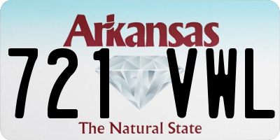 AR license plate 721VWL