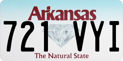 AR license plate 721VYI