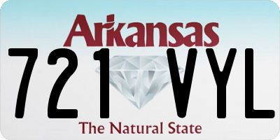 AR license plate 721VYL