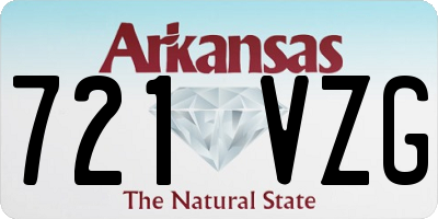AR license plate 721VZG