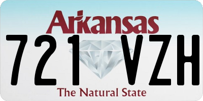 AR license plate 721VZH