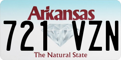 AR license plate 721VZN