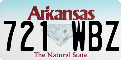 AR license plate 721WBZ