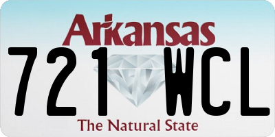 AR license plate 721WCL