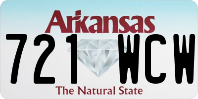 AR license plate 721WCW