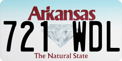 AR license plate 721WDL