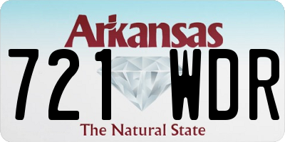AR license plate 721WDR